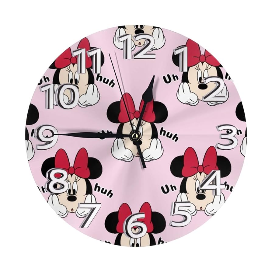 ミニーマウス壁掛け時計 Amazon.co.jp: ミッキーミニー アニメ 掛け時計 おしゃれ 北欧